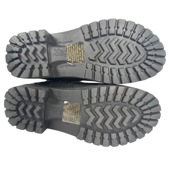 Alegria Chalet Mid Boots Rococo Womens 8-8.5 EU38 Black Leather Pattern Lined - Picture 11 of 11